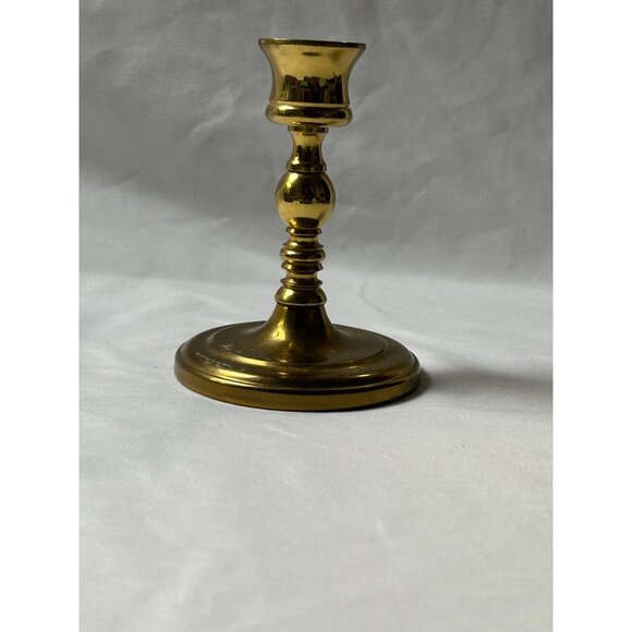 Vintage Seiden Solid Brass Candlestick Holder 5” Taper Candle Classic Decor - Picture 8 of 8